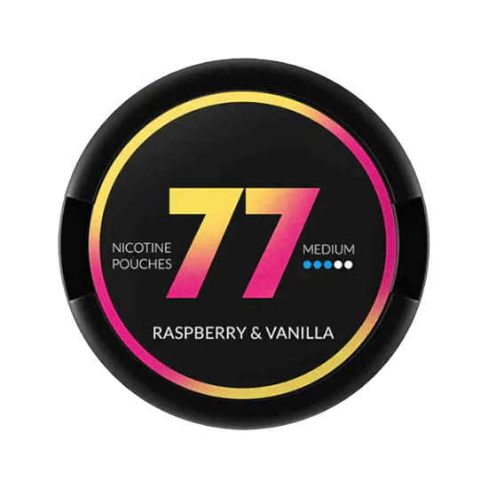 77 raspberry & vanilla - 20mg/g nicotine pouches