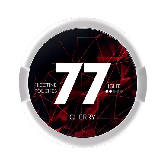 77 cherry light - 5.2 mg nicotine pouches
