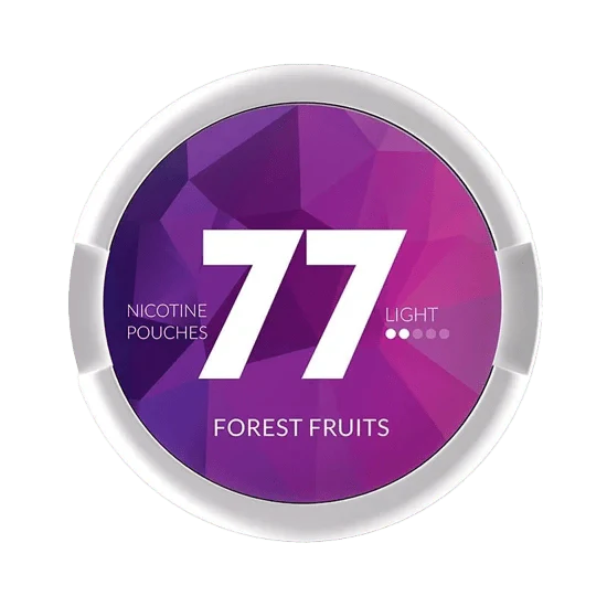 77 forest fruit light - 5.2 mg nicotine pouches