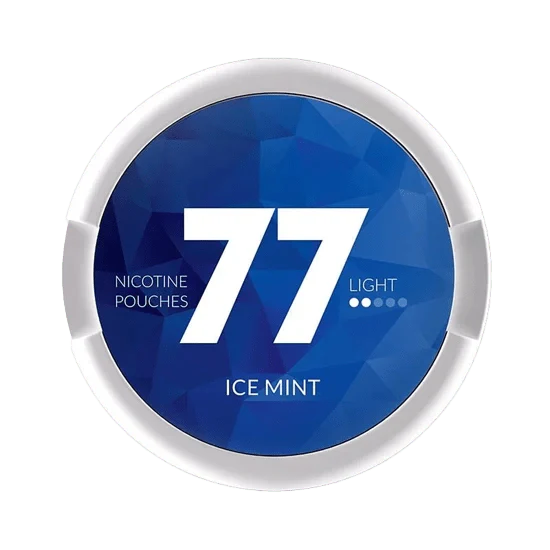 77 ice mint light - 5.2 mg nicotine pouches