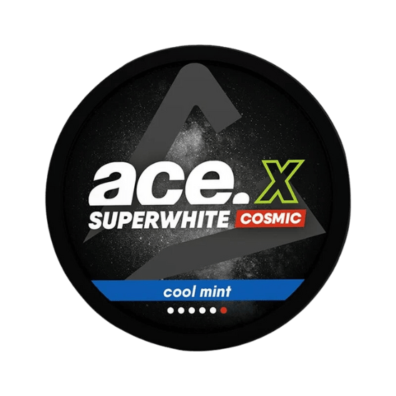 ace x cosmic cool mint - 18mg nicotine pouches