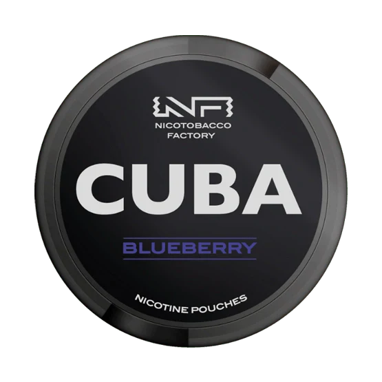 cuba blueberry - 43mg nicotine pouches