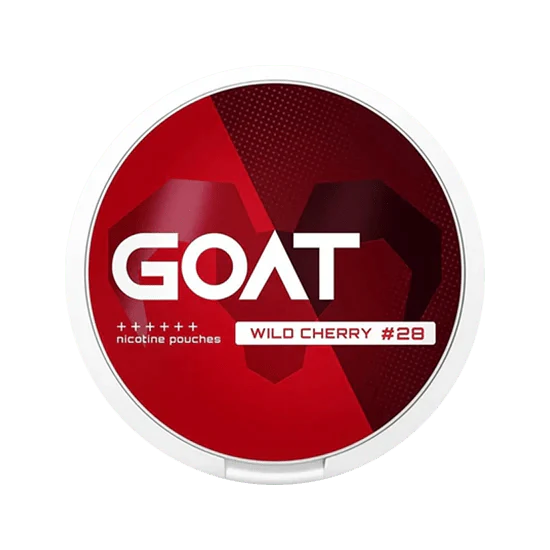 goat wild cherry extra strong nicotine pouches