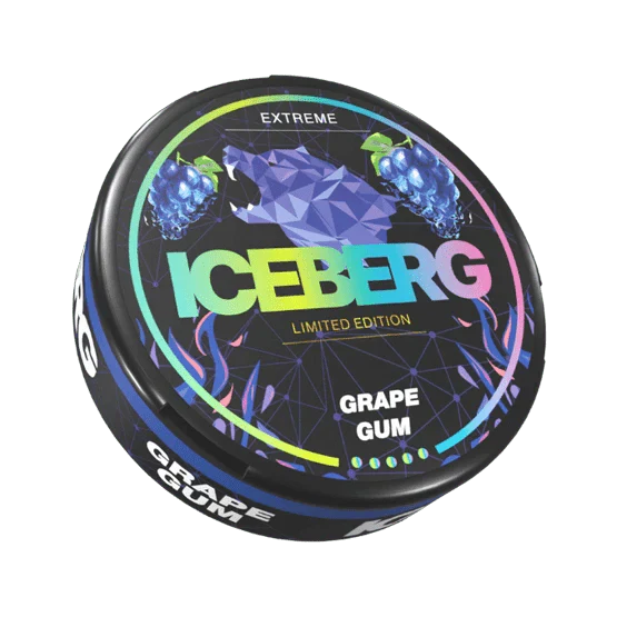 iceberg grape gum - 50mg nicotine pouches