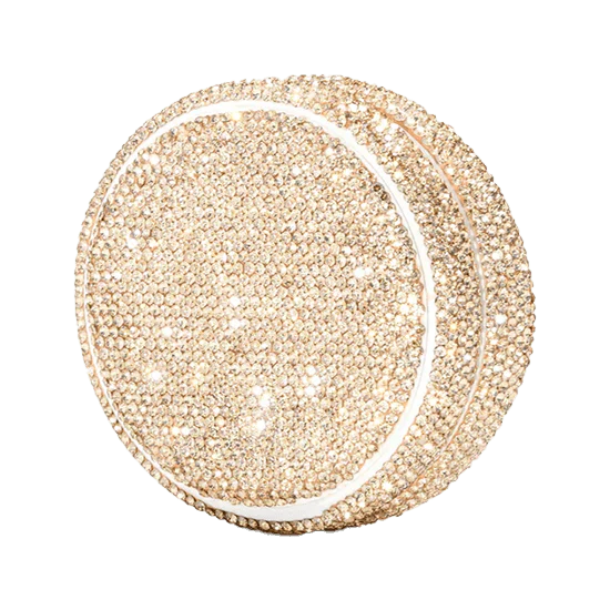 luxurious kelly white golden kelly refill can with a sleek gold finish for a premium look.