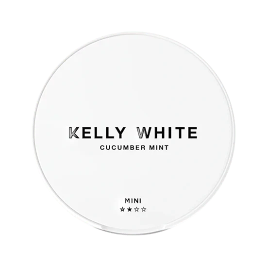 kelly white cucumber mint nicotine pouches