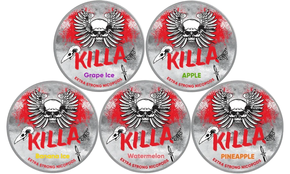 killa exotic bundle nicotine pouches