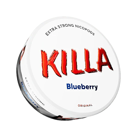 killa blueberry - 16mg nicotine pouches