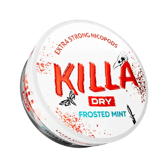 killa dry frosted mint - 9.9 mg nicotine pouches