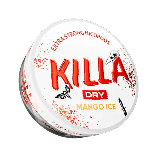 killa dry mango ice - 9.9 mg nicotine pouches