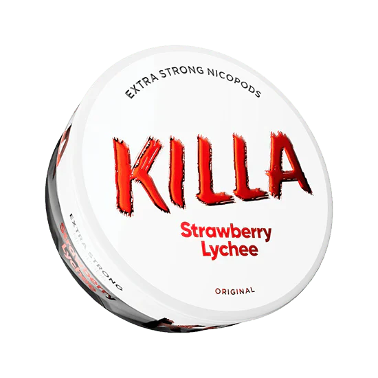 killa strawberry lychee - 16mg nicotine pouches