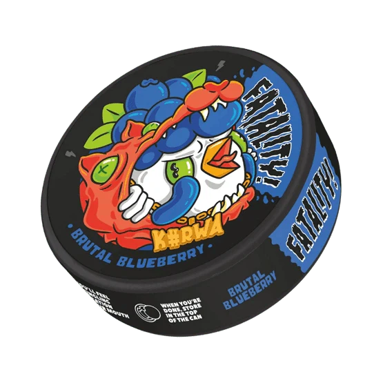 kurwa brutal blueberry - 47mg nicotine pouches