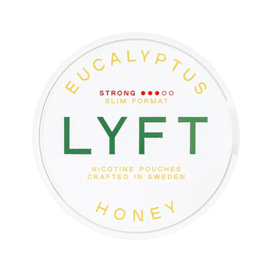 lyft eucalyptus honey strong nicotine pouches