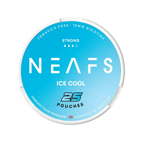 neafs ice cool strong nicotine-free nicotine pouches