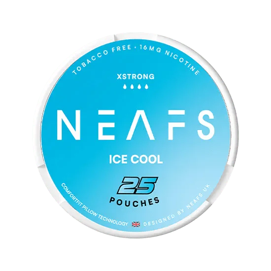 neafs ice cool xstrong nicotine-free nicotine pouches