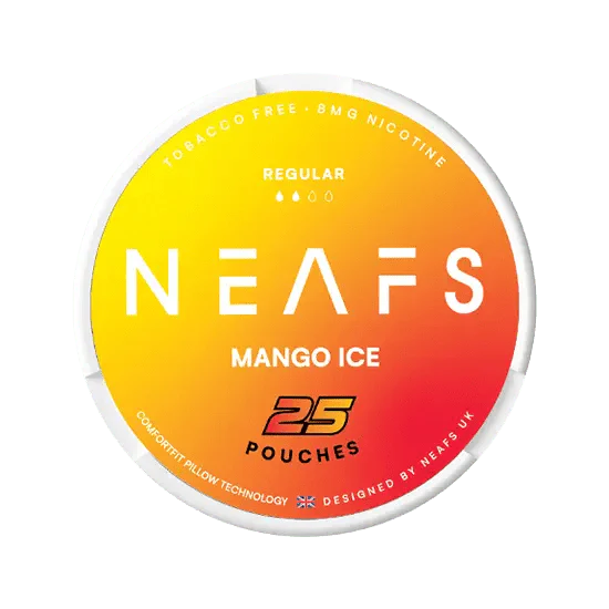 neafs mango ice nicotine-free nicotine pouches