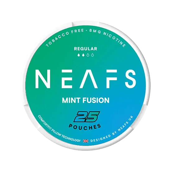 neafs mint fusion nicotine-free nicotine pouches