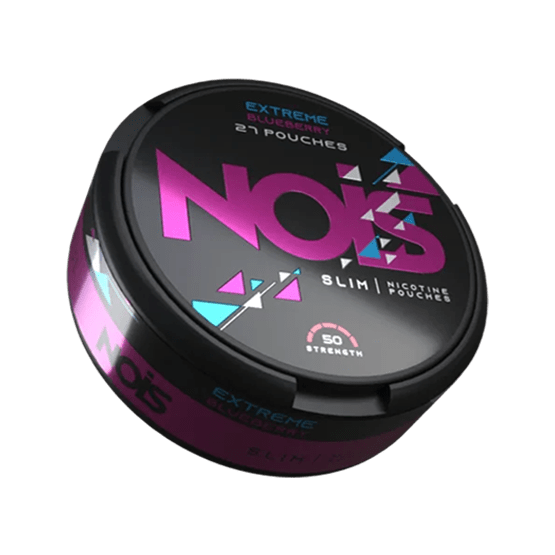 nois extreme blueberry - 50mg/g nicotine pouches