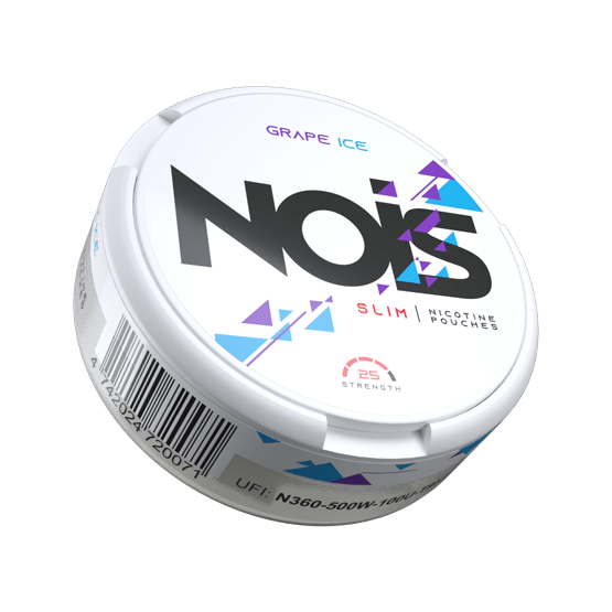 nois grape ice - 25mg/g nicotine pouches