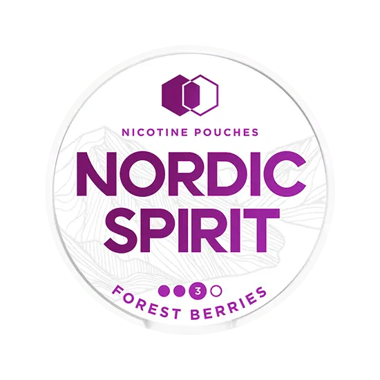 nordic spirit forest berries strong - 14 mg nicotine pouches