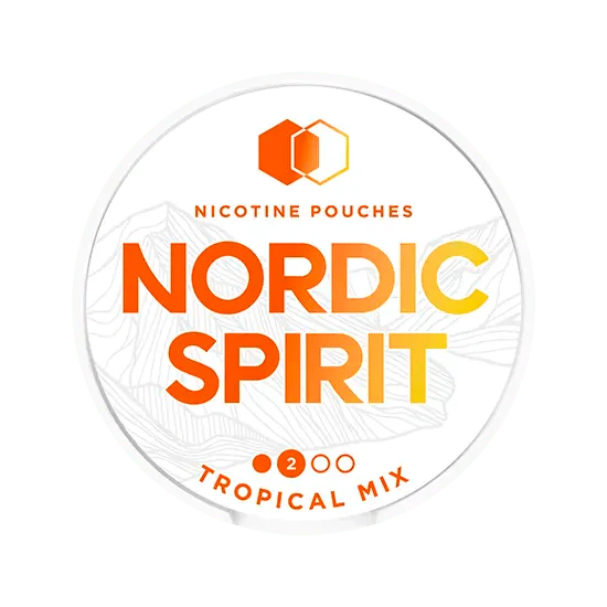 nordic spirit tropical mix regular - 9 mg nicotine pouches
