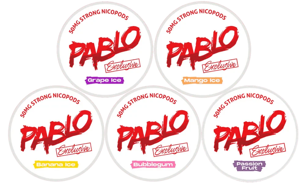 pablo exclusive nicotine pouches bundle