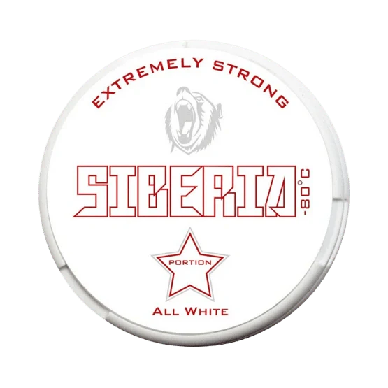siberia all white original - 33mg nicotine pouches
