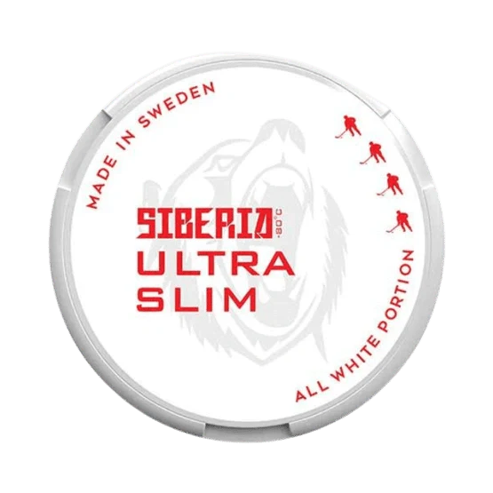siberia all white ultra slim - 33mg nicotine pouches