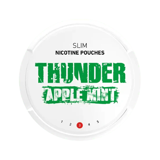 thunder apple mint nicotine pouches