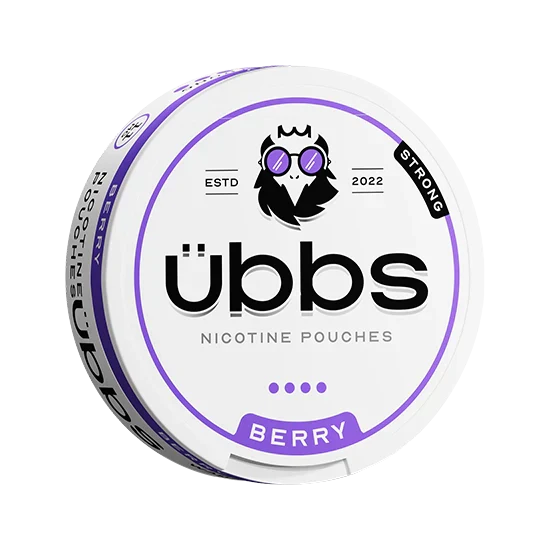Übbs Berry Strong - Berry flavour, all-white nicotine pouch by RV Karma Limited
