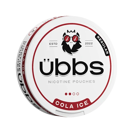 Übbs Cola Ice Regular - Cola flavour, all-white nicotine pouch by RV Karma Limited