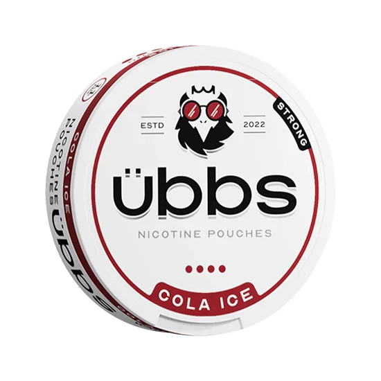 Übbs Cola Ice Strong - Cola flavour, all-white nicotine pouch by RV Karma Limited