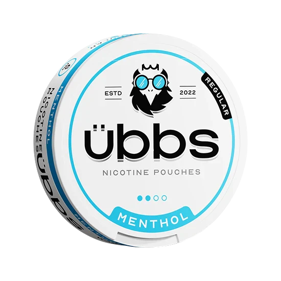 Übbs Menthol Regular - Menthol flavour, all-white nicotine pouch by RV Karma Limited
