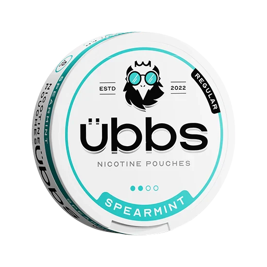 Übbs Spearmint Regular - Spearmint flavour, all-white nicotine pouch by RV Karma Limited
