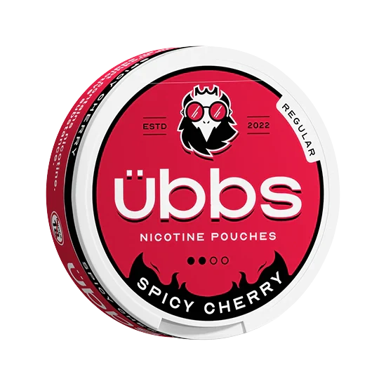 Übbs Spicy Cherry Regular - Spicy Cherry flavour, all-white nicotine pouch by RV Karma Limited