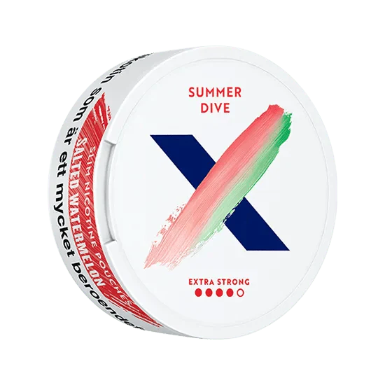 zone x summer dive extra strong nicotine pouch