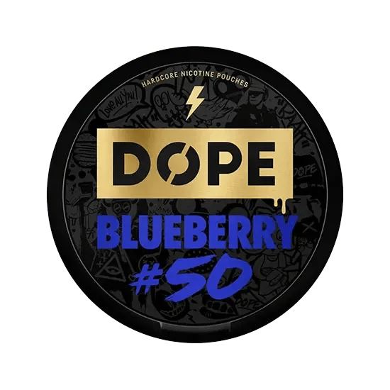 dope blueberry 50 nicotine pouches