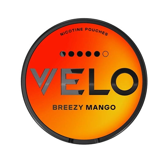velo breezy mango strong nicotine pouches