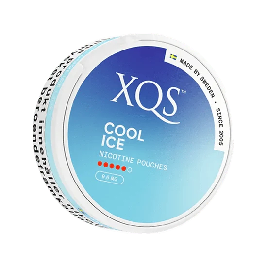 xqs cool ice - 9.6mg (xstrong) nicotine pouches