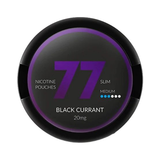 77 black currant - 20mg/g nicotine pouches