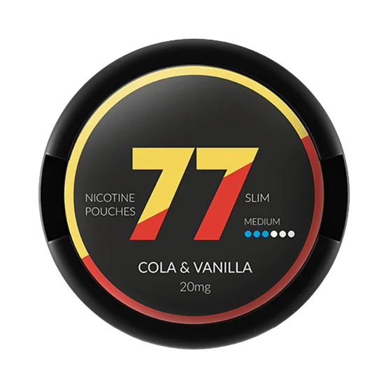 77 cola vanilla - 20mg/g nicotine pouches