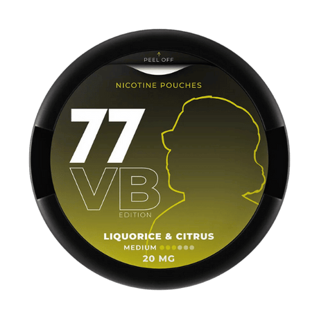 77 Liquorice & Citrus Nicotine Pouches | 10mg Strength | Valtteri Bottas Edition