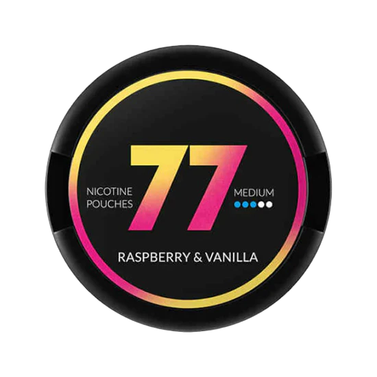 77 raspberry & vanilla - 20mg/g nicotine pouches