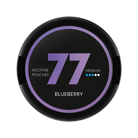 77 blueberry ice nicotine pouches