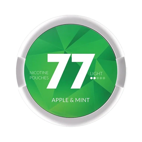 77 apple mint light nicotine pouches