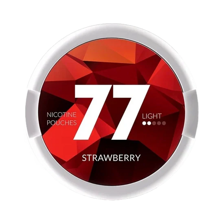 77 strawberry light nicotine pouches