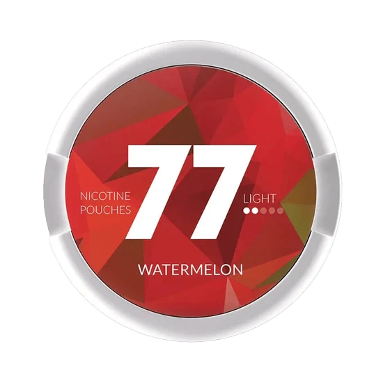 77 watermelon light - 5.2 mg nicotine pouches