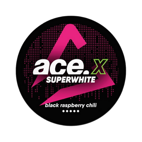 ace x black raspberry chili - 8mg nicotine pouches