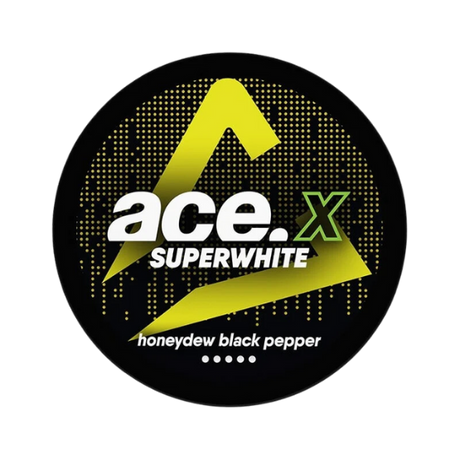 ace x honeydew black pepper - 8mg nicotine pouches