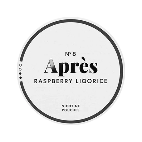 apres raspberry liquorice nicotine pouches